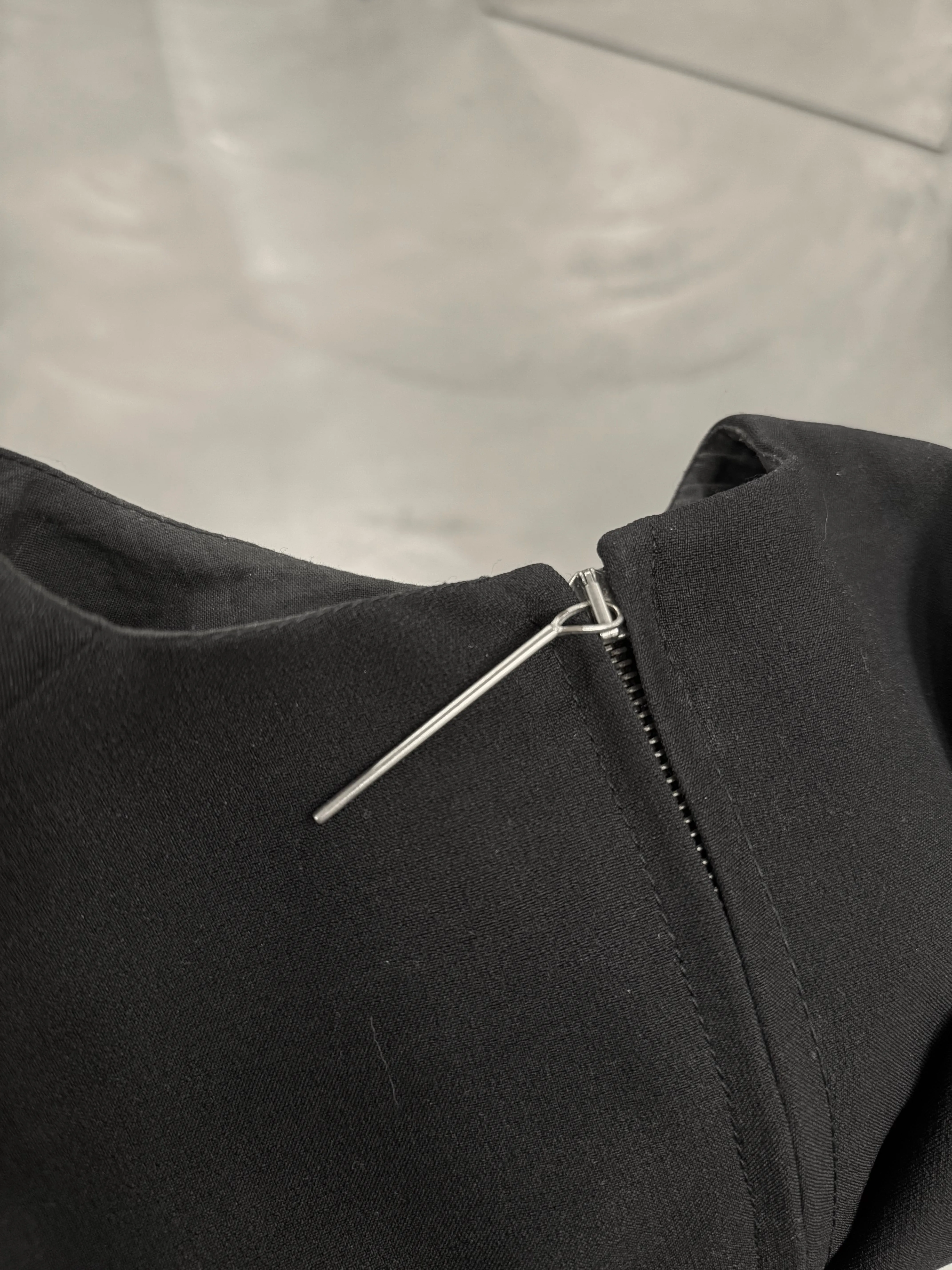 1990s Dirk Bikkembergs backzip vest with leather belt