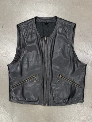 1990s GIANNI Versace “Adonis Hasselt” leather vest
