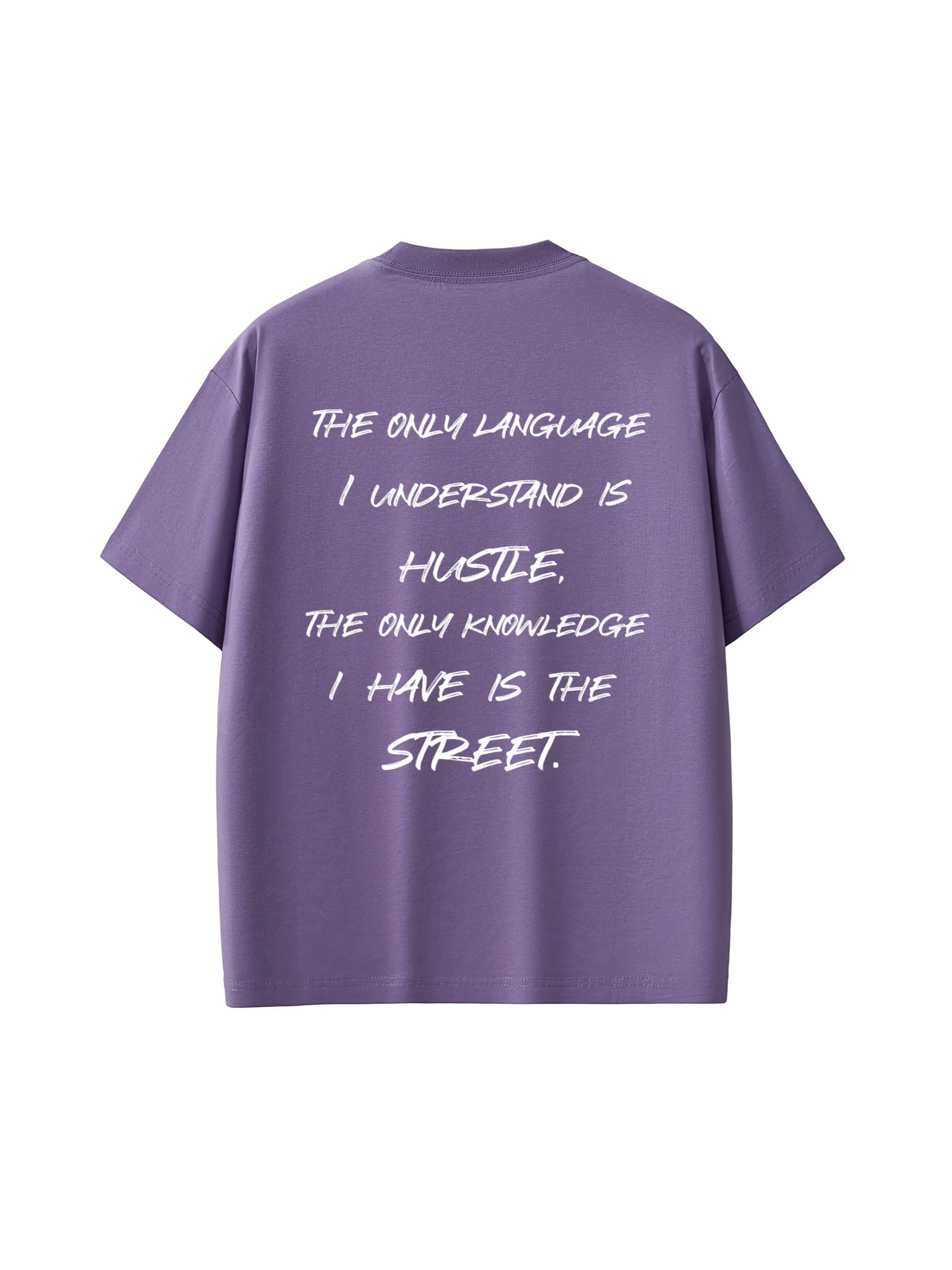 2. Street Poetry T-Shirt (white design)
