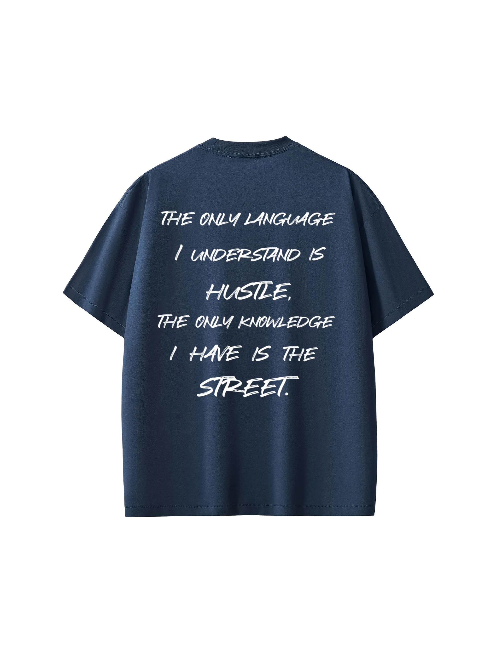 2. Street Poetry T-Shirt (white design)