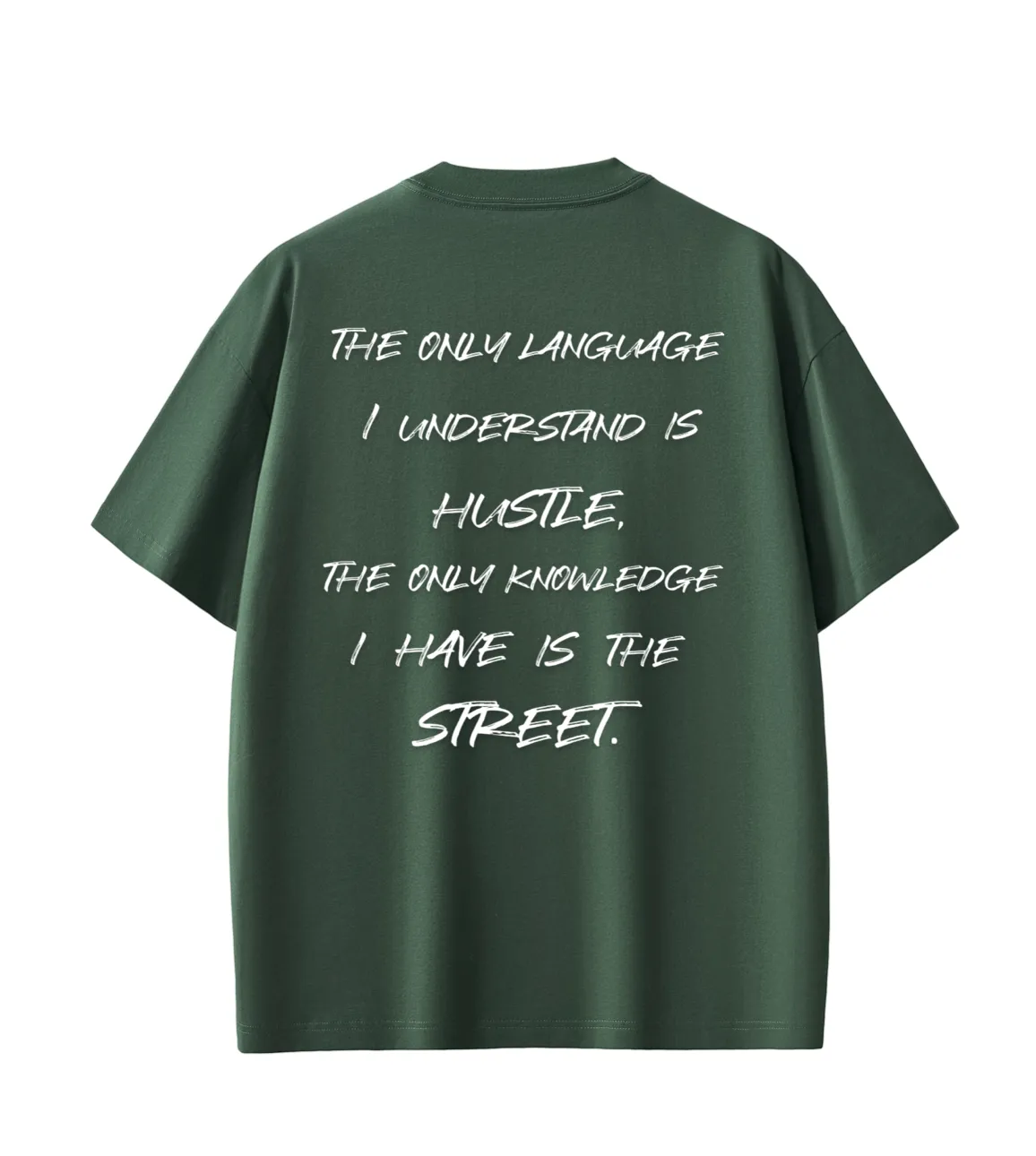 2. Street Poetry T-Shirt (white design)