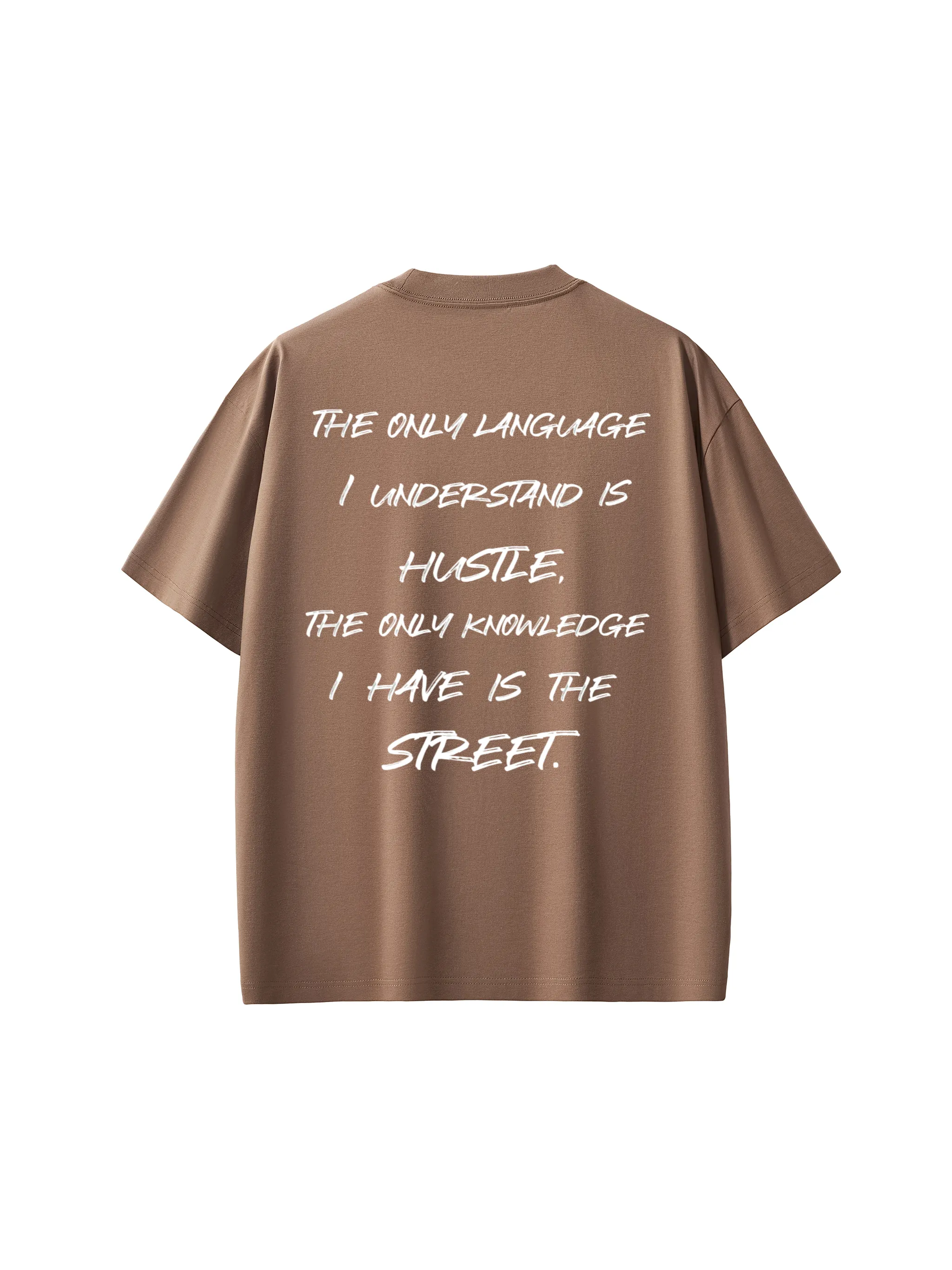 2. Street Poetry T-Shirt (white design)
