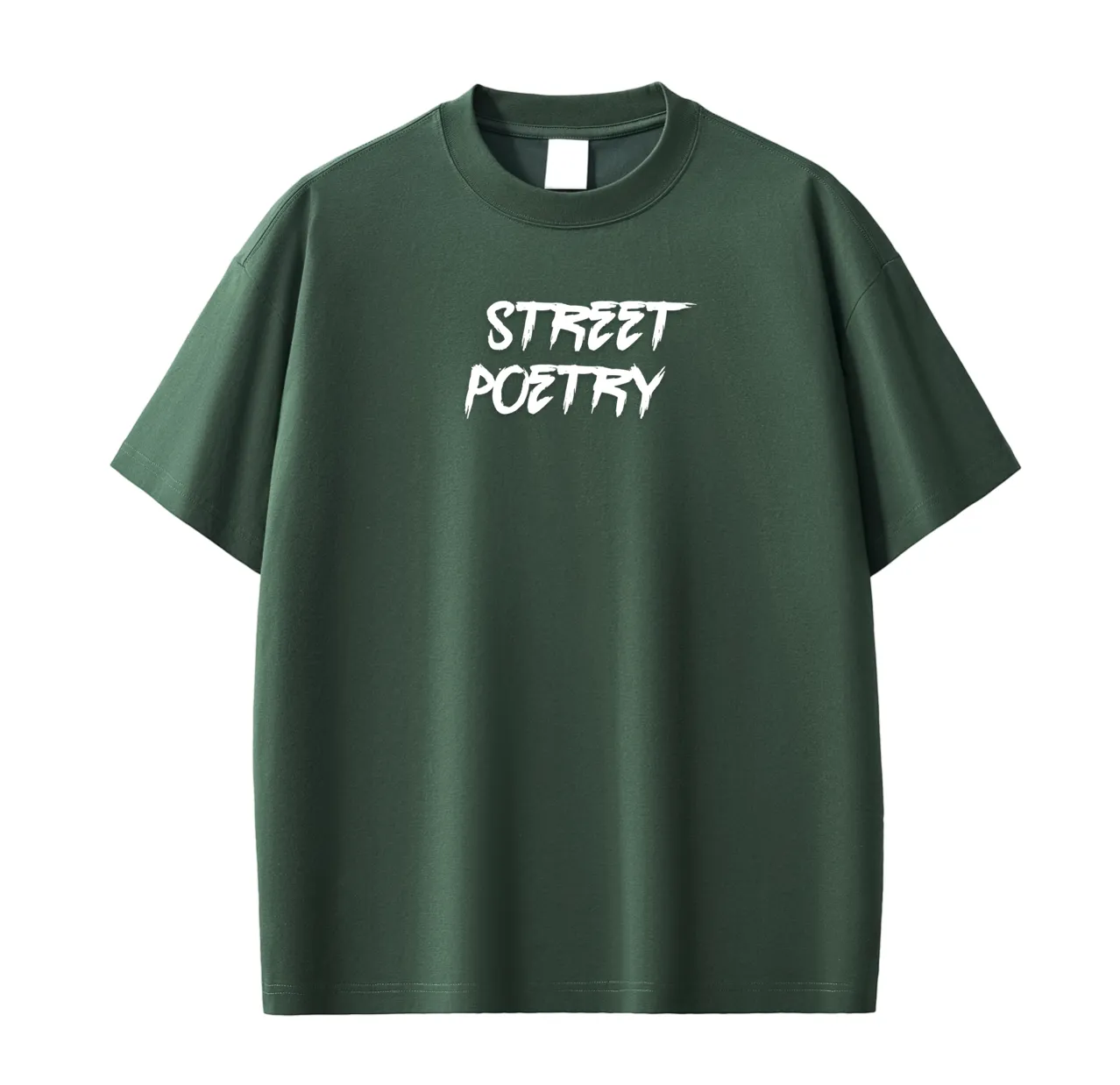 2. Street Poetry T-Shirt (white design)