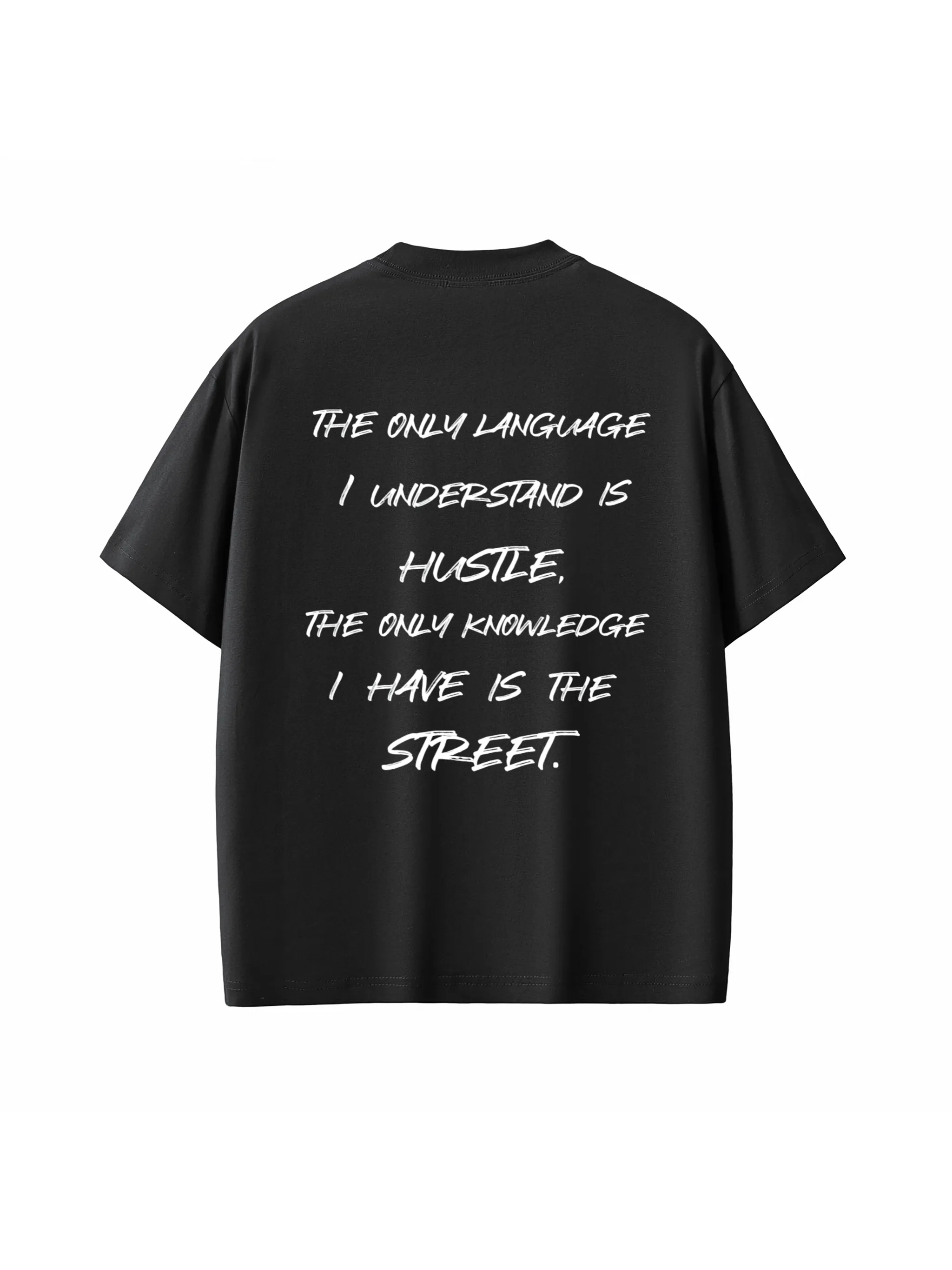2. Street Poetry T-Shirt (white design)
