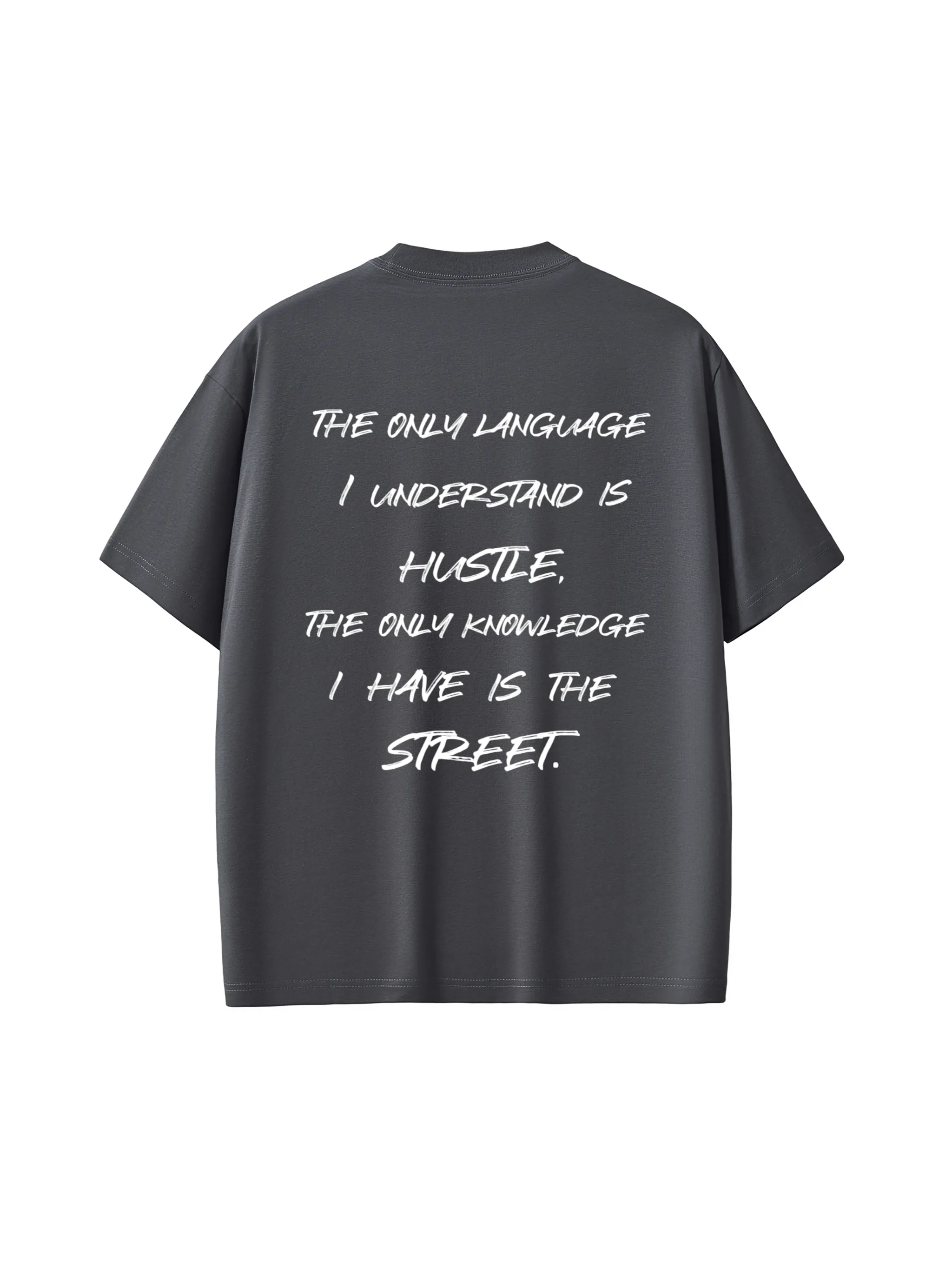 2. Street Poetry T-Shirt (white design)