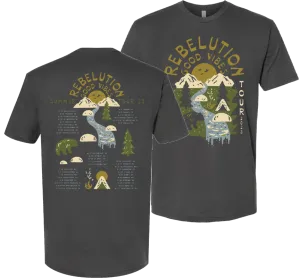 2023 Good Vibes Summer Tour Tee (Charcoal)