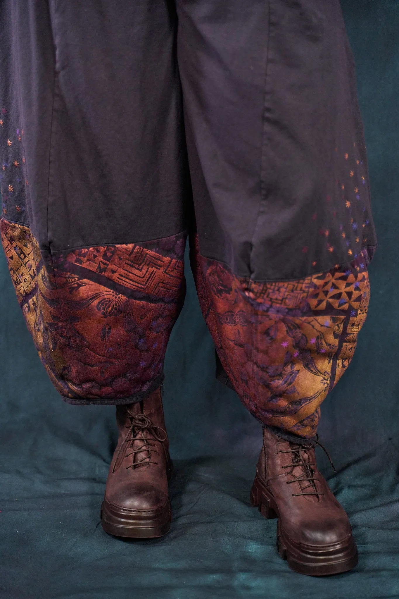 3273 Fold Over Four Square Pant Shadow-P