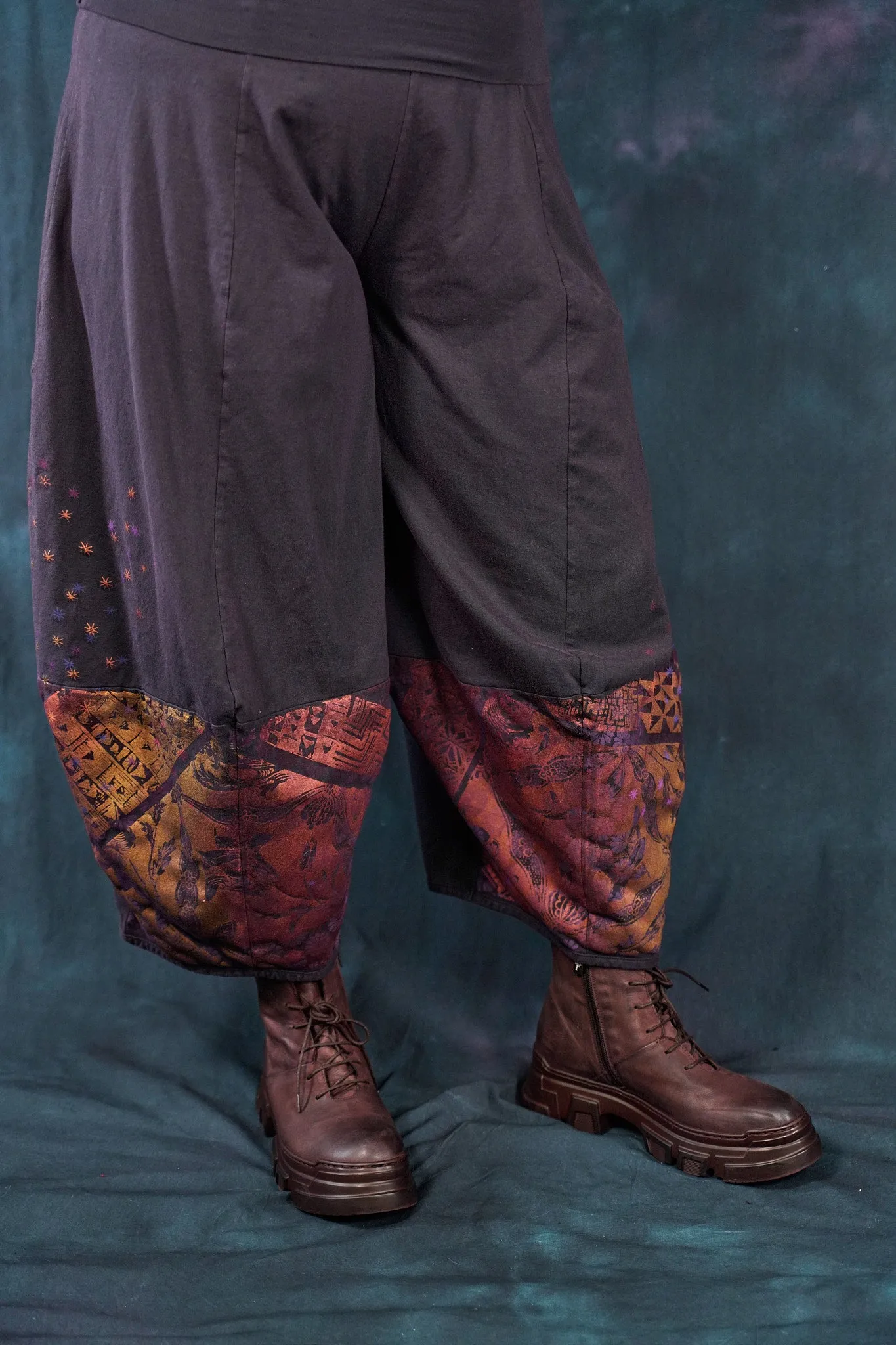 3273 Fold Over Four Square Pant Shadow-P