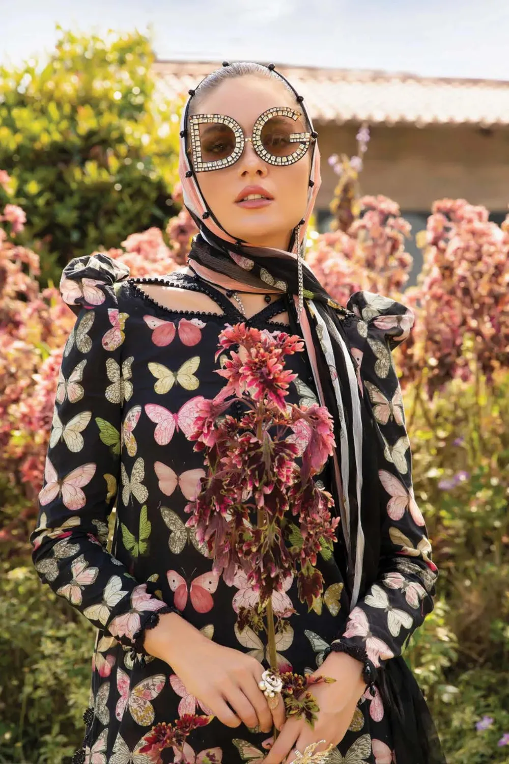 3PC LAWN EMBROIDERED Q214