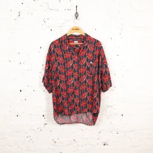 90s Pattern Party Shirt - Grey - M