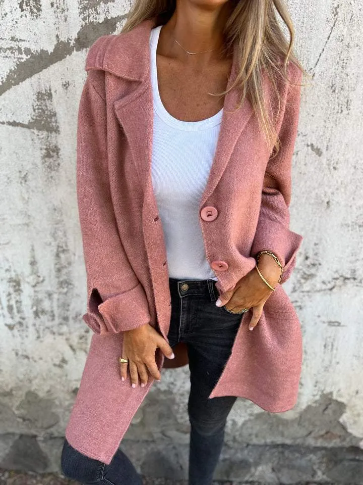 Aaliyah™ - Cozy Button Coat