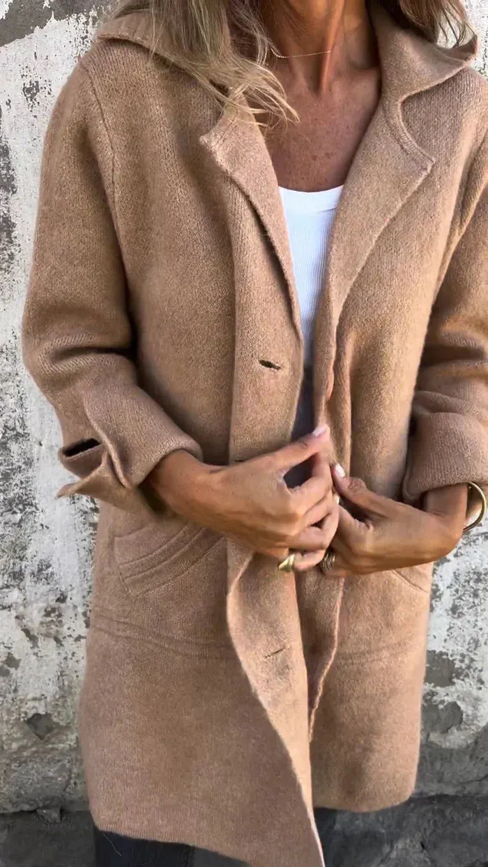 Aaliyah™ - Cozy Button Coat