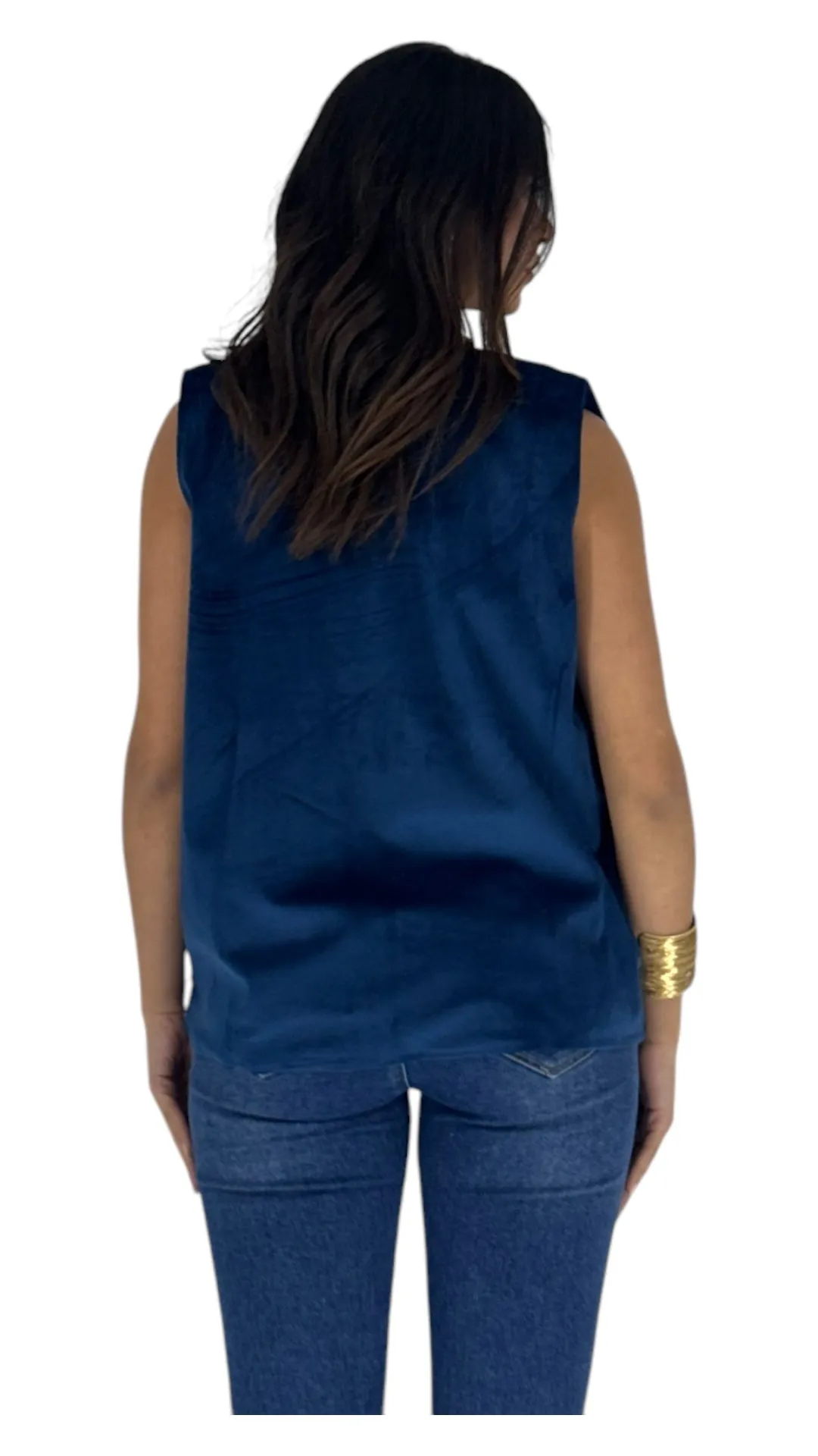 Abeer navy vest