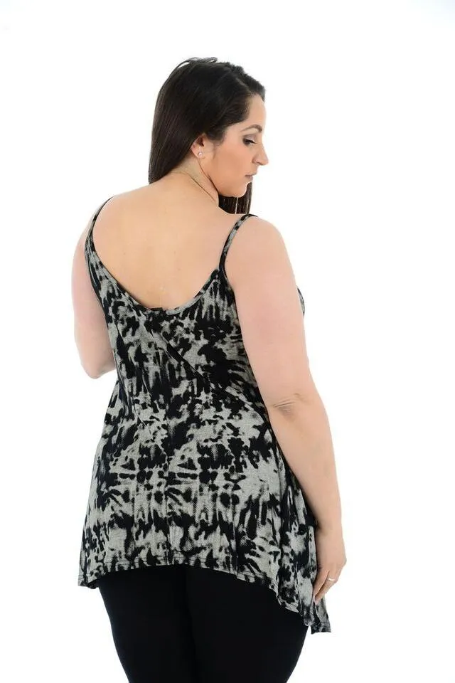 Abstract Animal Paisley Print Vest Top