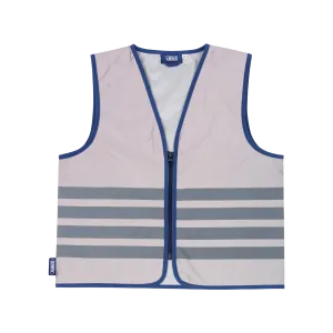 Abus Lumino Urban Vest Kids Silver S