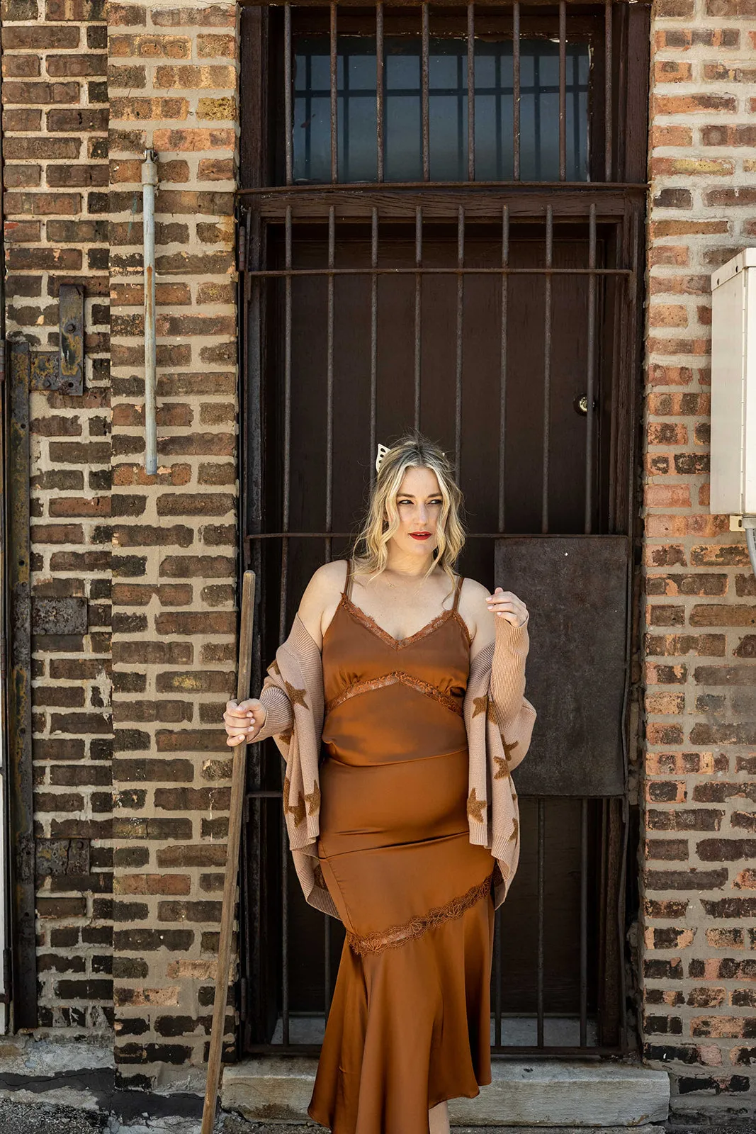 adelaide midi skirt in camel