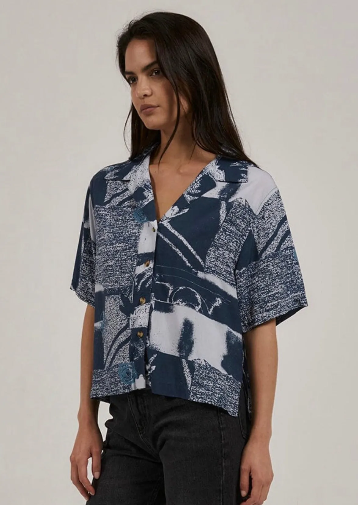 Alchemy Bowling Shirt New Teal