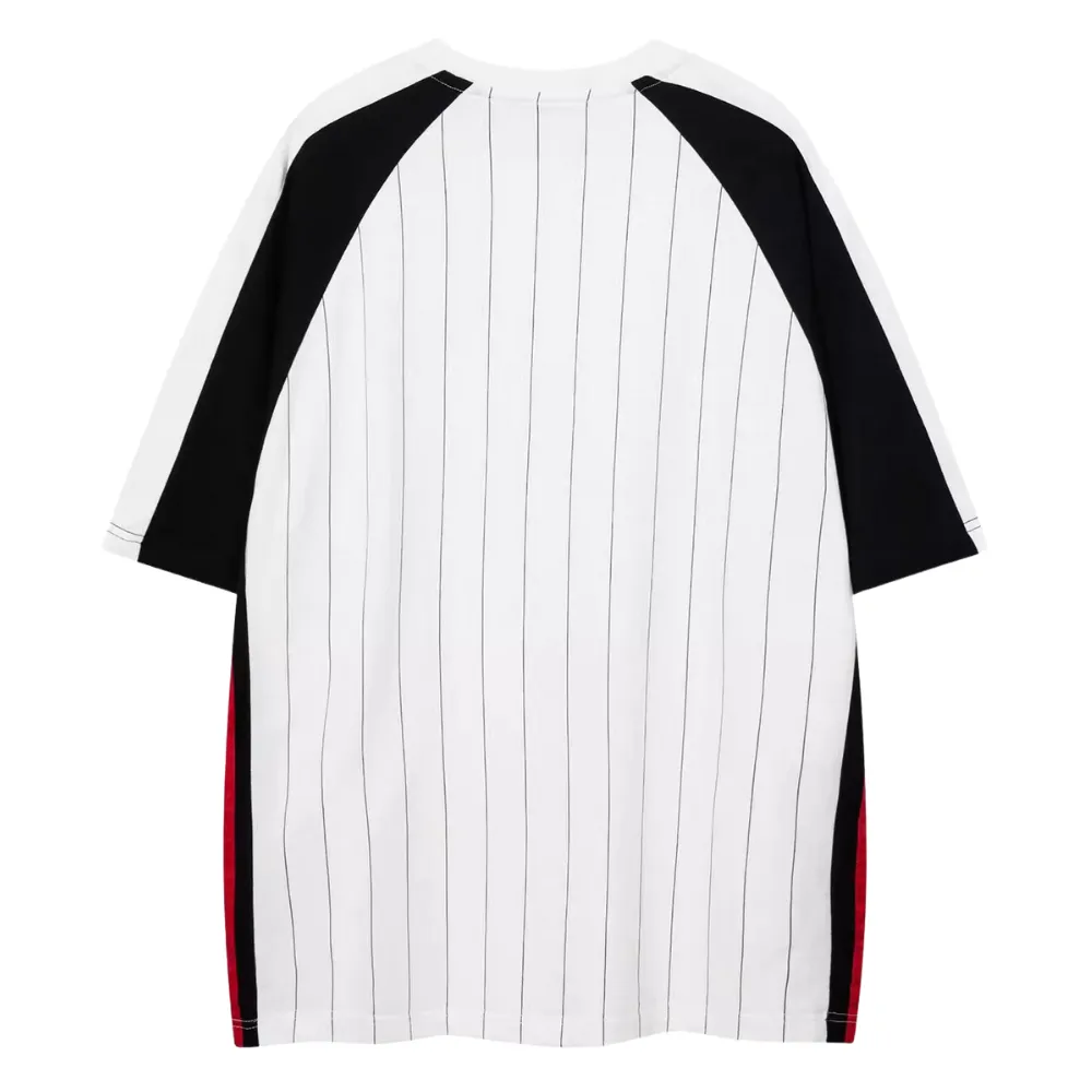 American Loose EmbroidEred Lapel T-shirt