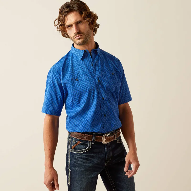 Ariat Men's 360 Airflow Short-Sleeve Button -Down Classic Fit Shirt