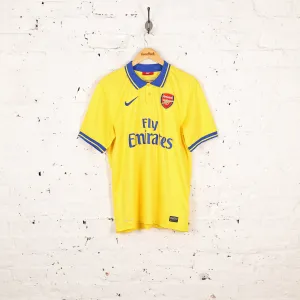 Arsenal 2013 Nike Ozil Away Football Shirt - Yellow - L