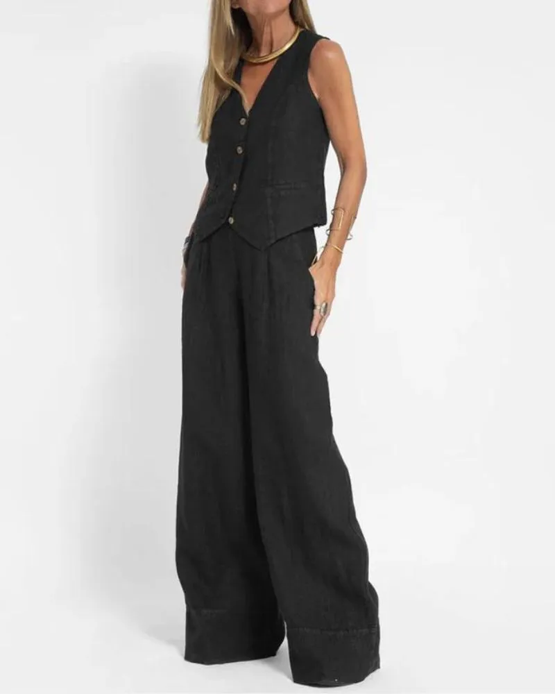 Ashlyn | Chic Vest Set