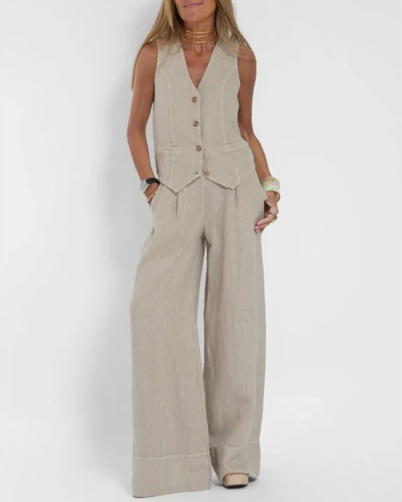 Ashlyn | Chic Vest Set