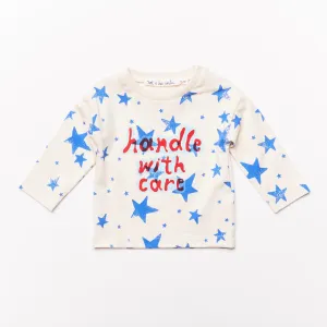 Baby Star Longsleeve // blue stars