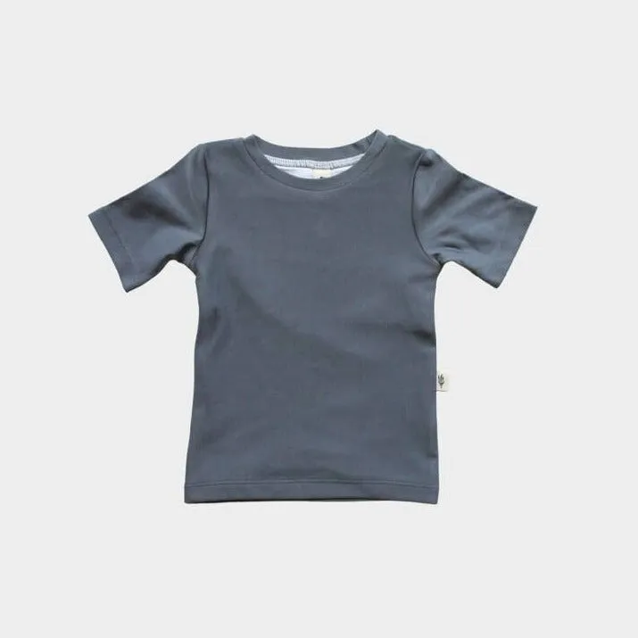 Babysprouts Rashguard Tee in Dusty Blue