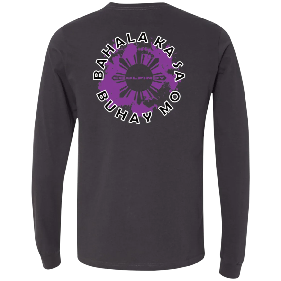 Bahala Ka Sa Buhay Mo Purple Splash Unisex Jersey Long Sleeve T-Shirt