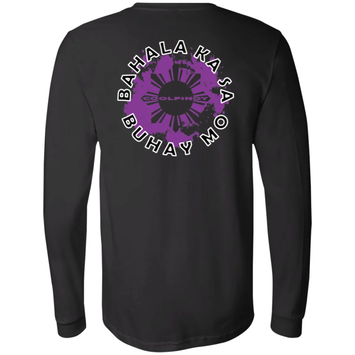 Bahala Ka Sa Buhay Mo Purple Splash Unisex Jersey Long Sleeve T-Shirt