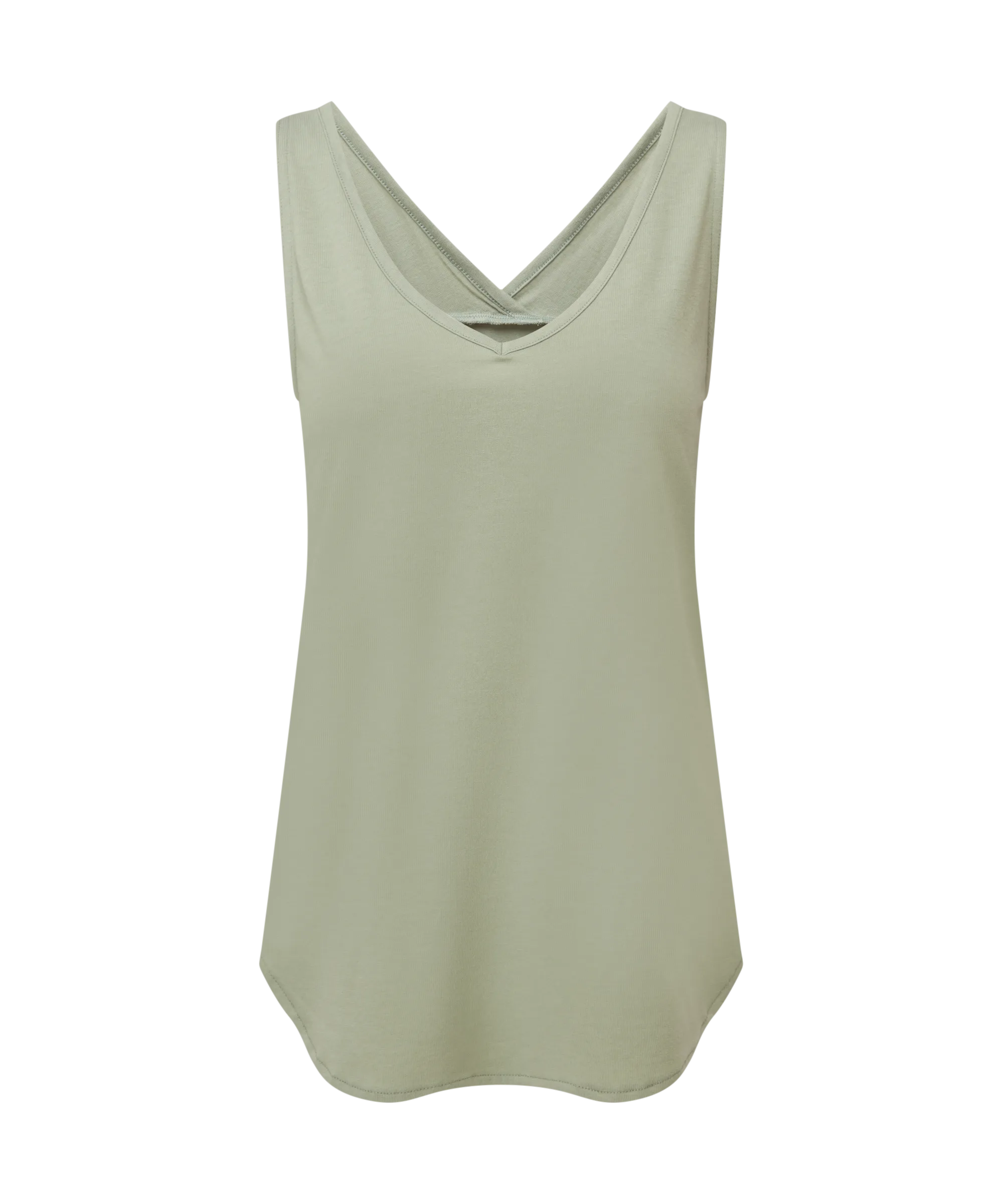 Bali V-Neck Tank Top - Celery