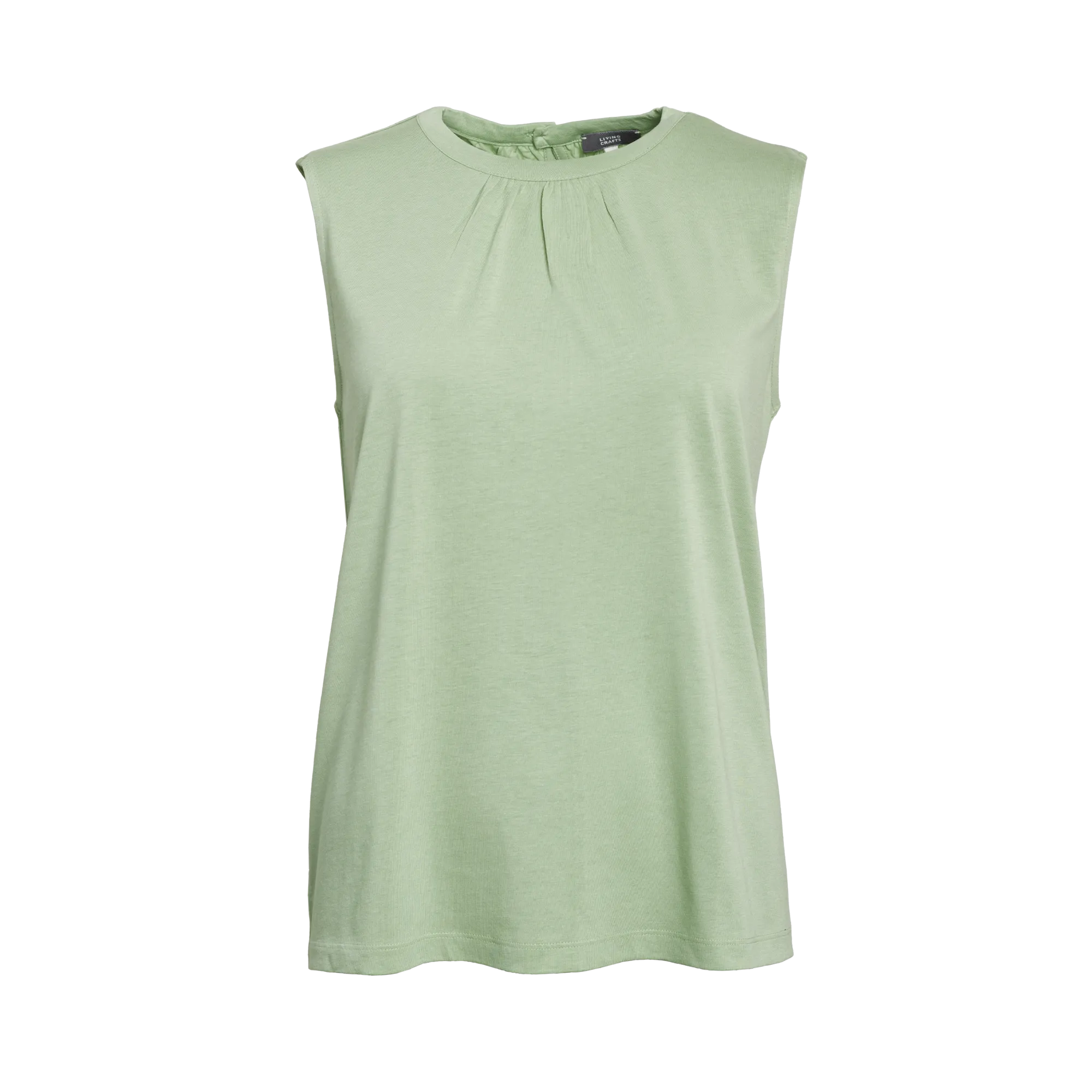 Bamboo Vest Top with Back Button: Womens