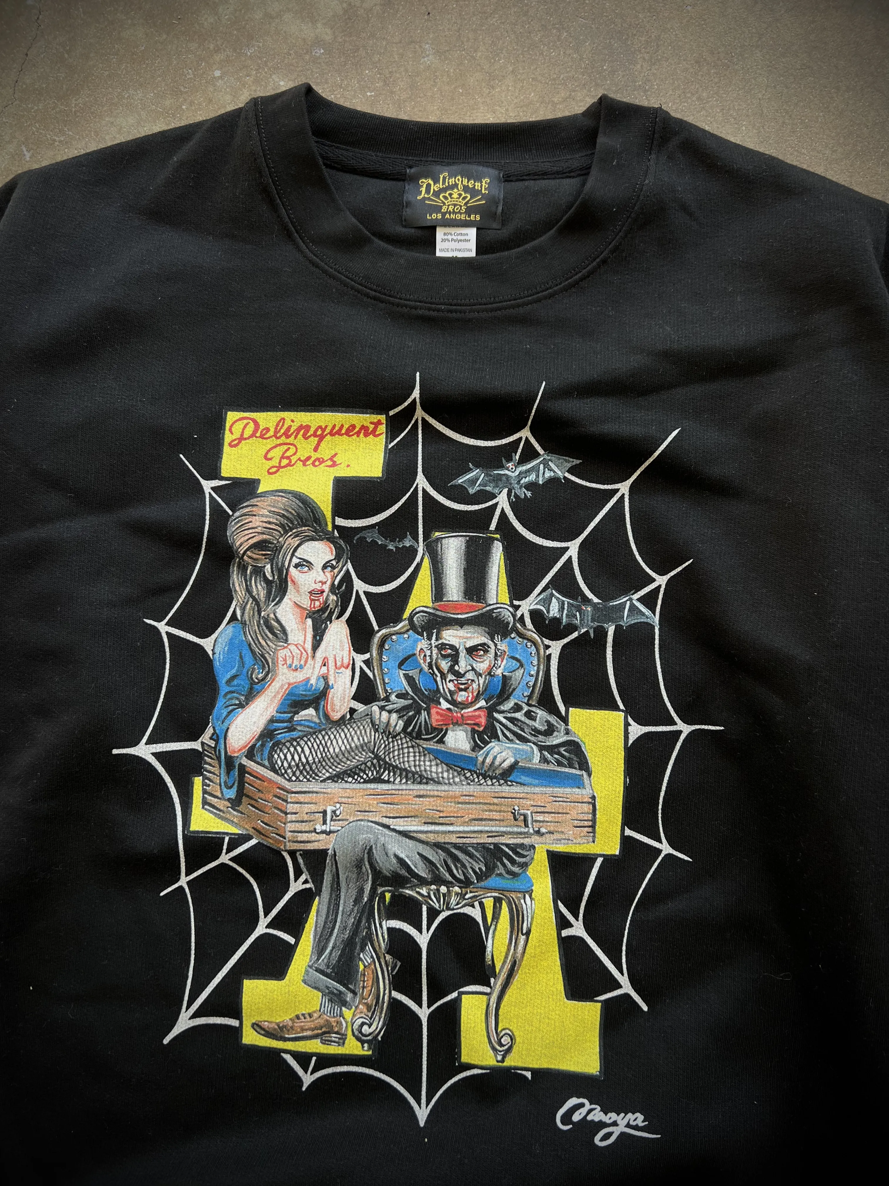 BATS Tee in Black