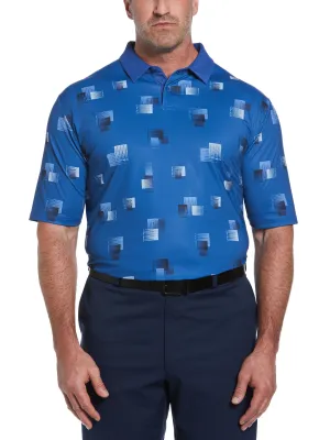 Big & Tall 8 Essential Clubs Print Golf Polo