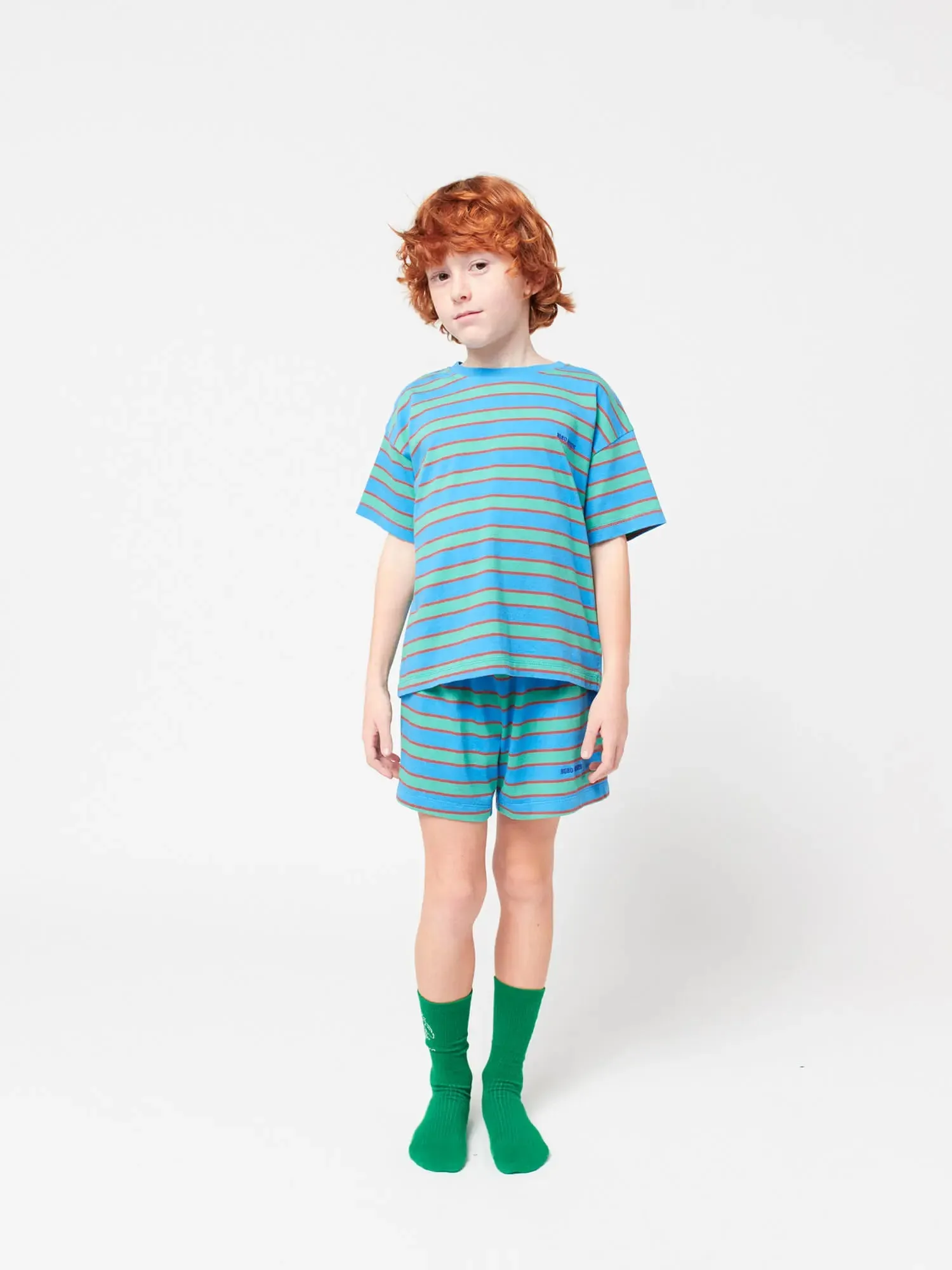 Bobo Choses Blue Stripes loungewear set