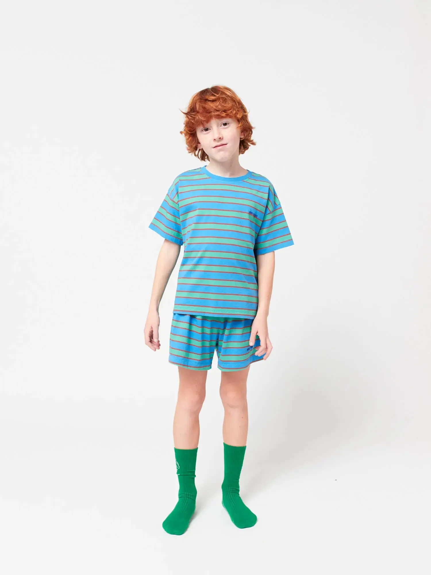 Bobo Choses Blue Stripes loungewear set