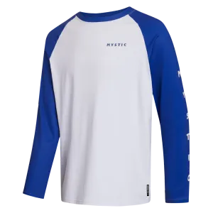 Bolt L/S Quickdry - White / Blue - 2024