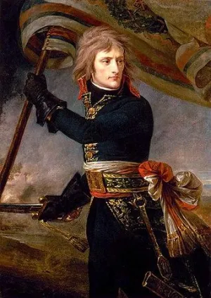 Bonaparte at the Bridge of Arcole (1796). Artist: Antoine-Jean Gros