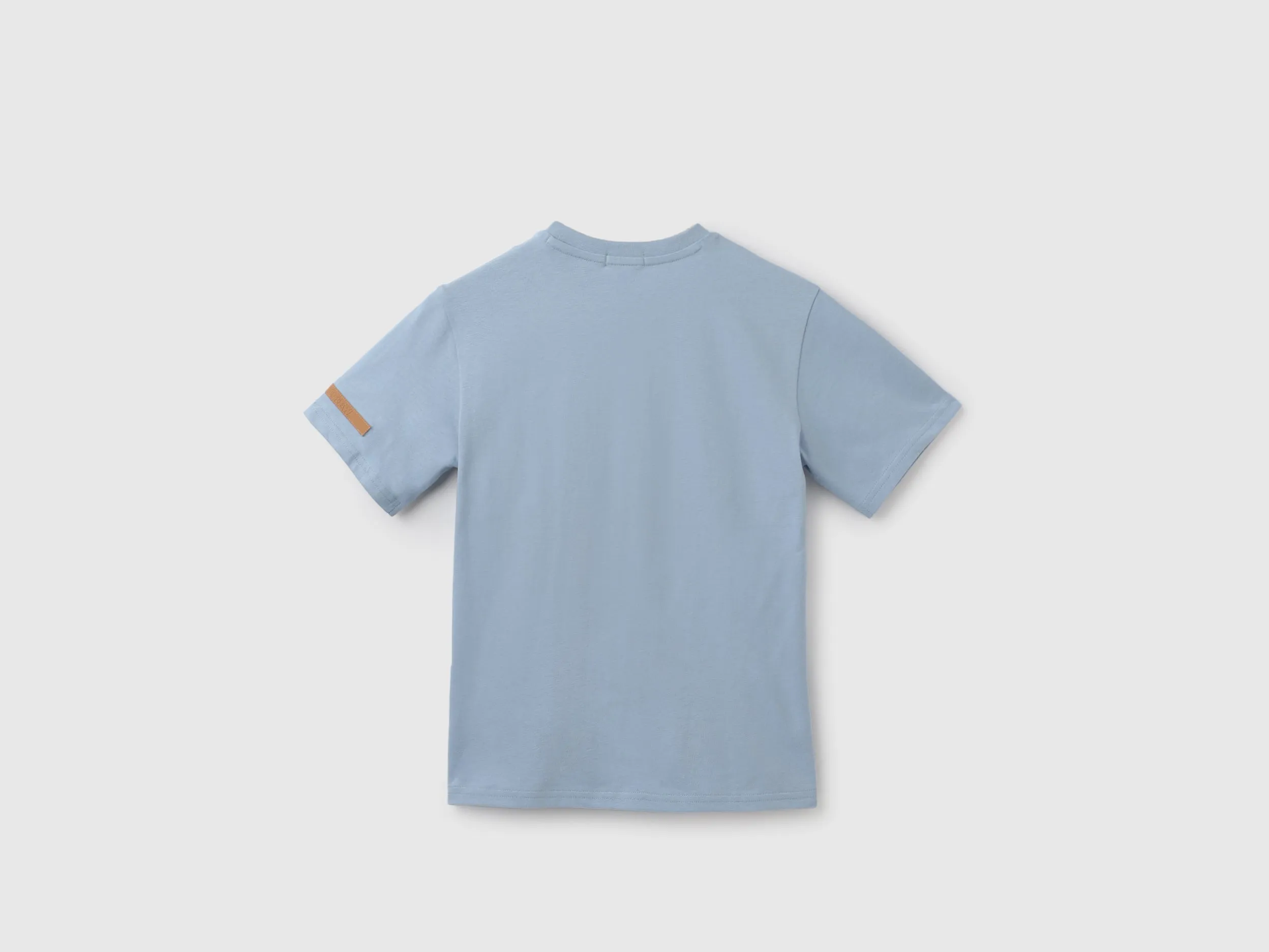 Boxy Fit Round Neck Graphic Print T-Shirt