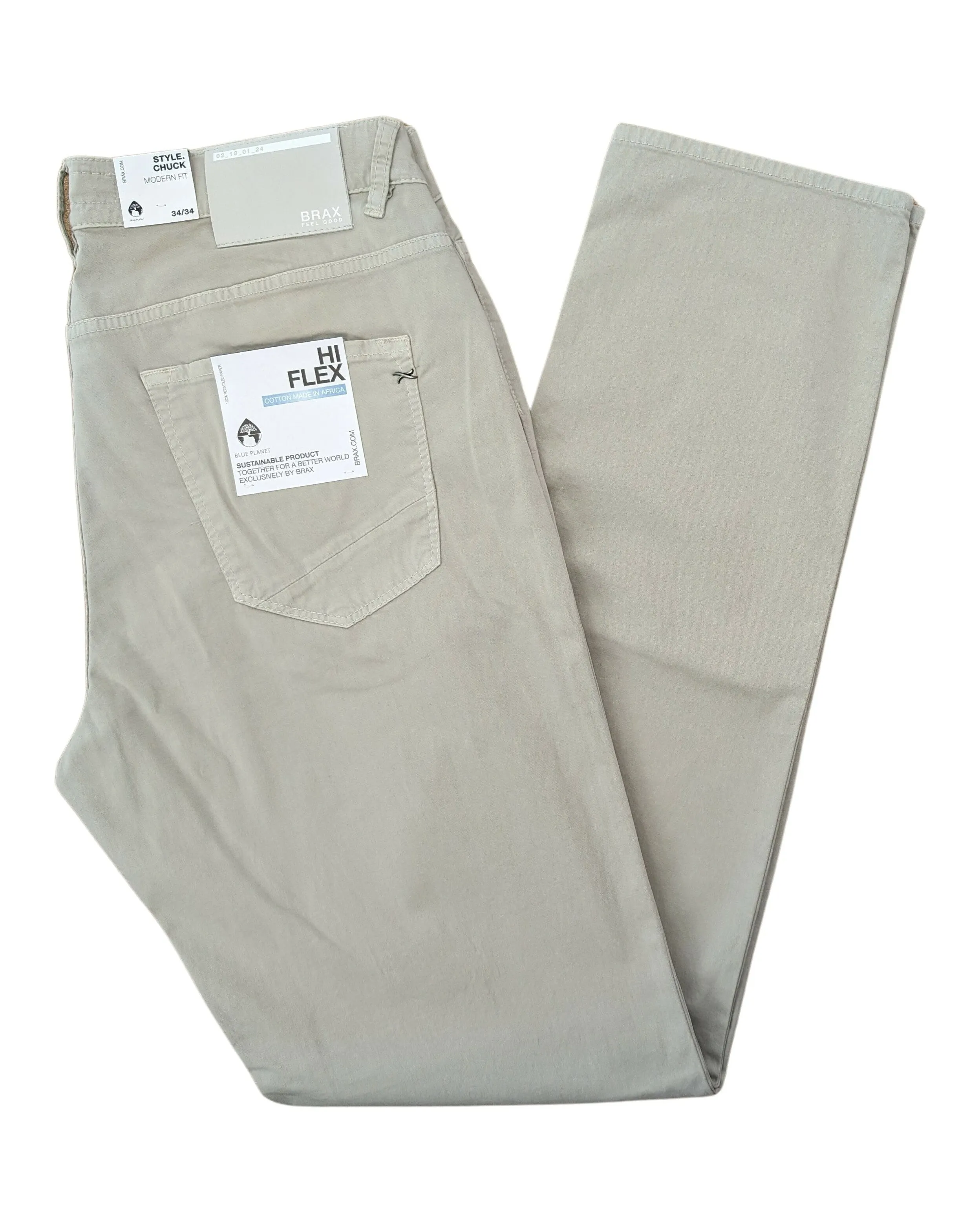 BRAX Chuck Modern Fit Hi-Flex Lightweight 5 Pocket Pants