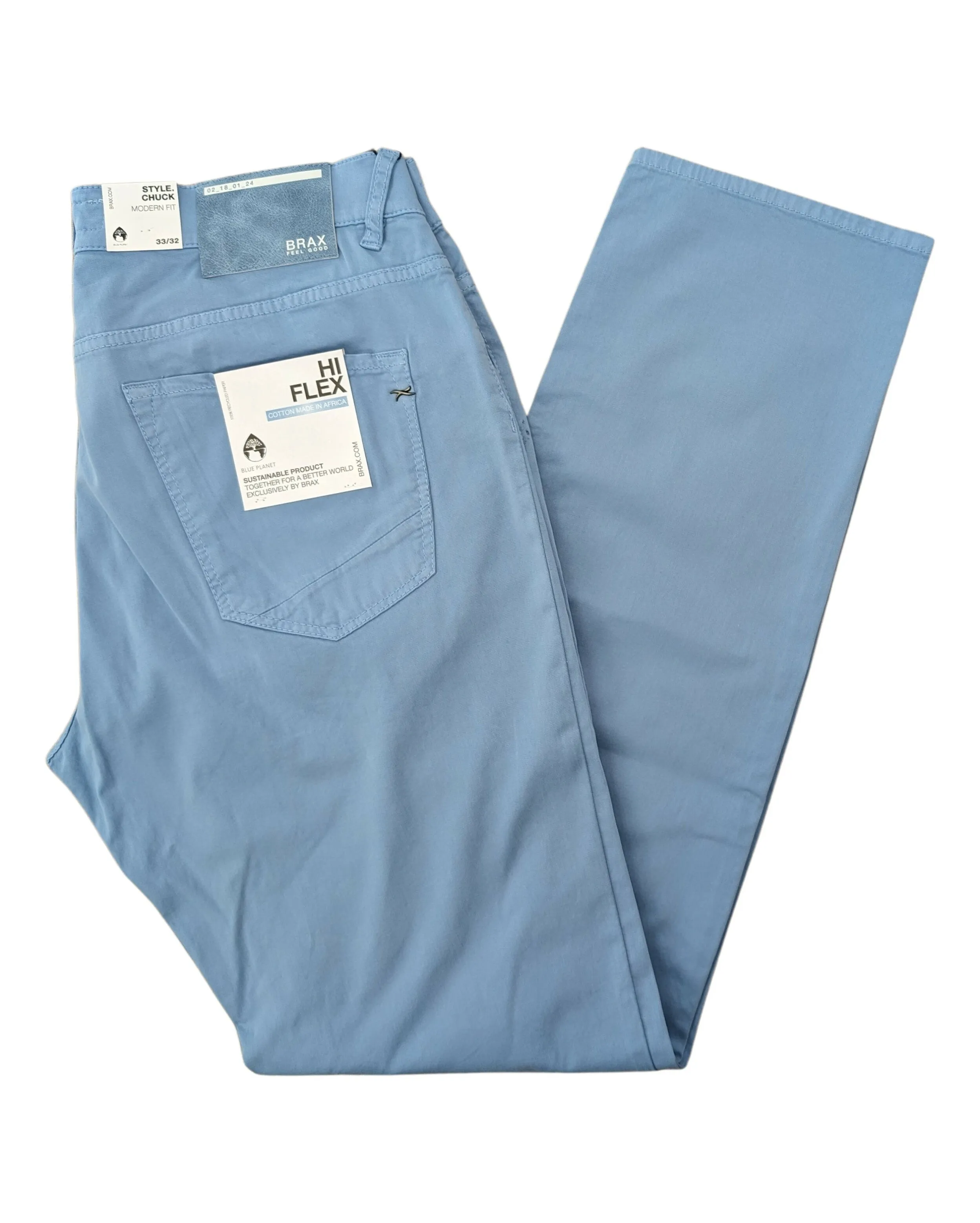 BRAX Chuck Modern Fit Hi-Flex Lightweight 5 Pocket Pants