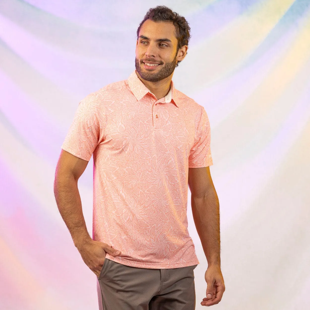 Breakfast Balls® "Coral Leaf" – All-Day Polo