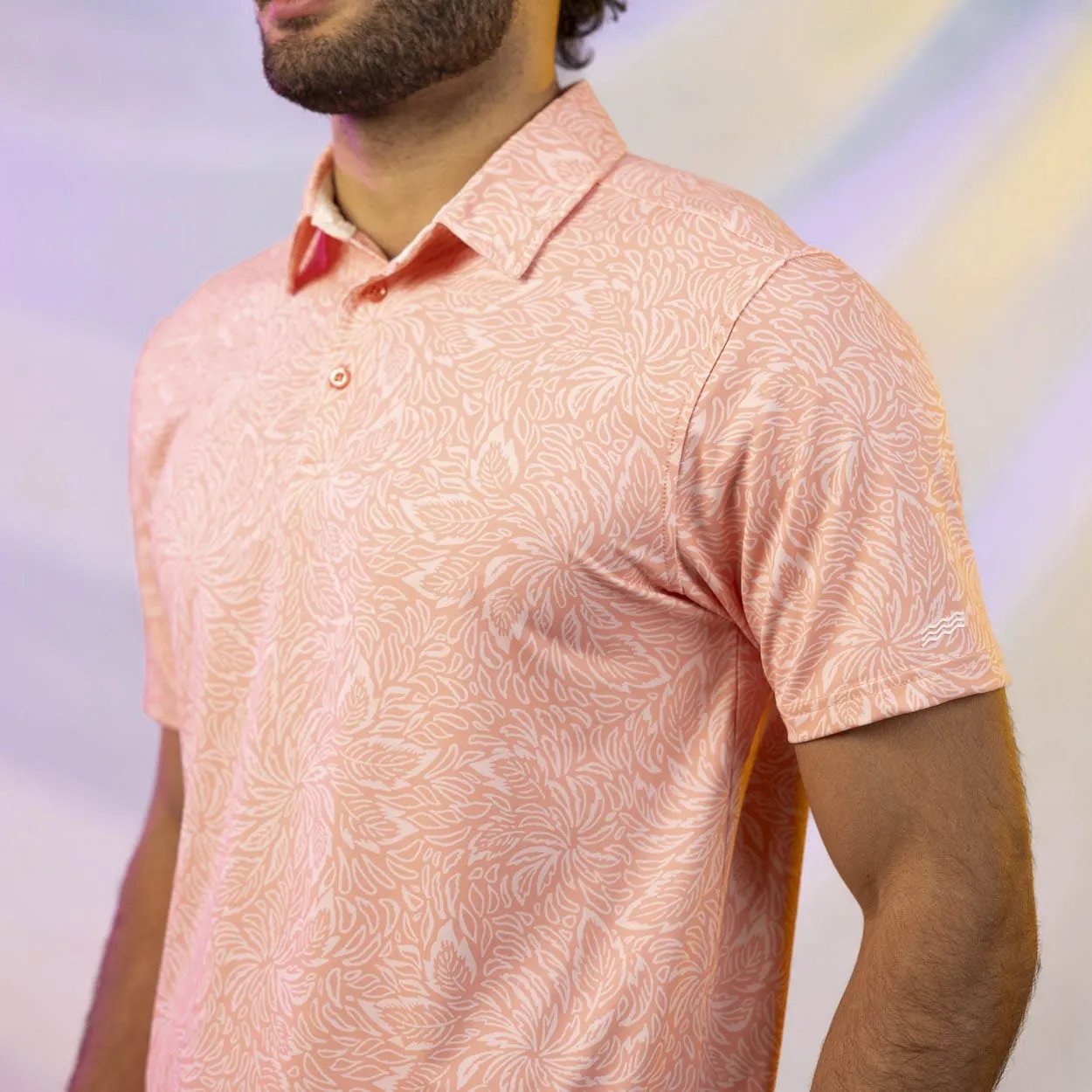 Breakfast Balls® "Coral Leaf" – All-Day Polo