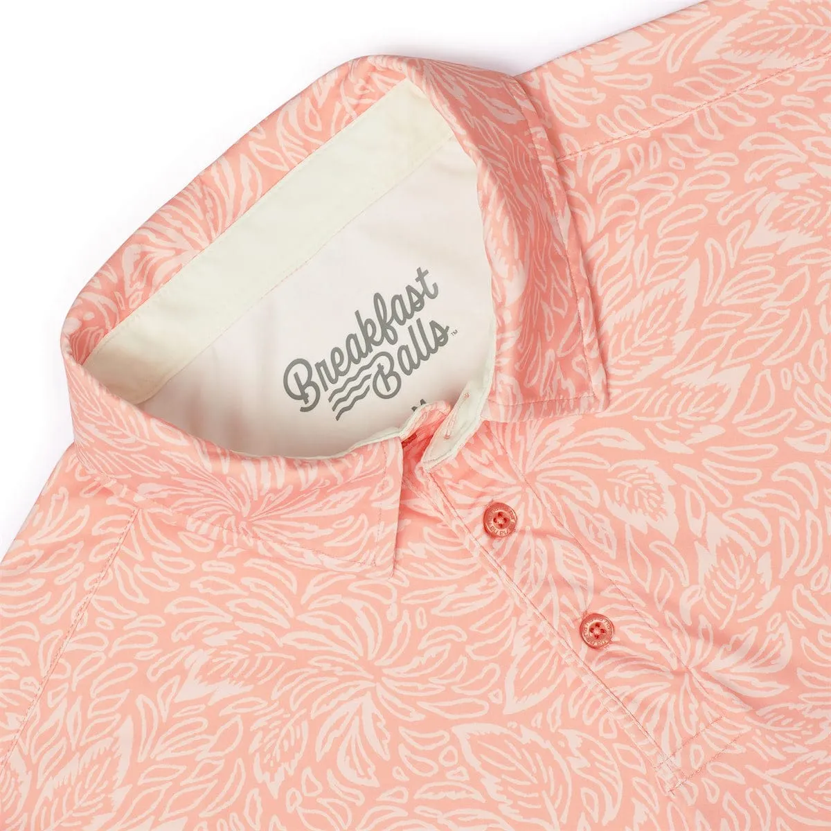 Breakfast Balls® "Coral Leaf" – All-Day Polo
