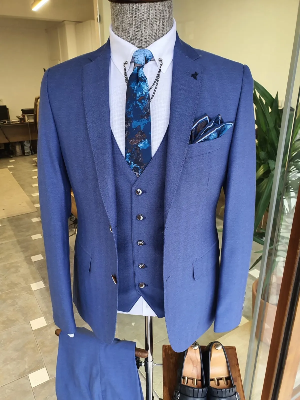 Bristol Blue Slim Fit Suit - A Modern Classic for Every Occasion