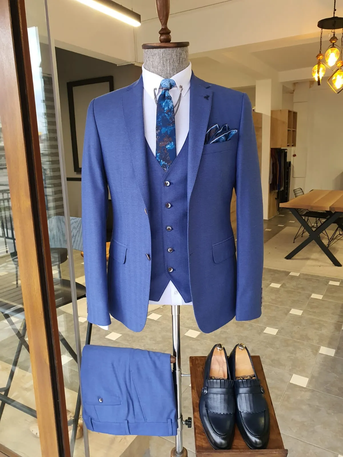 Bristol Blue Slim Fit Suit - A Modern Classic for Every Occasion