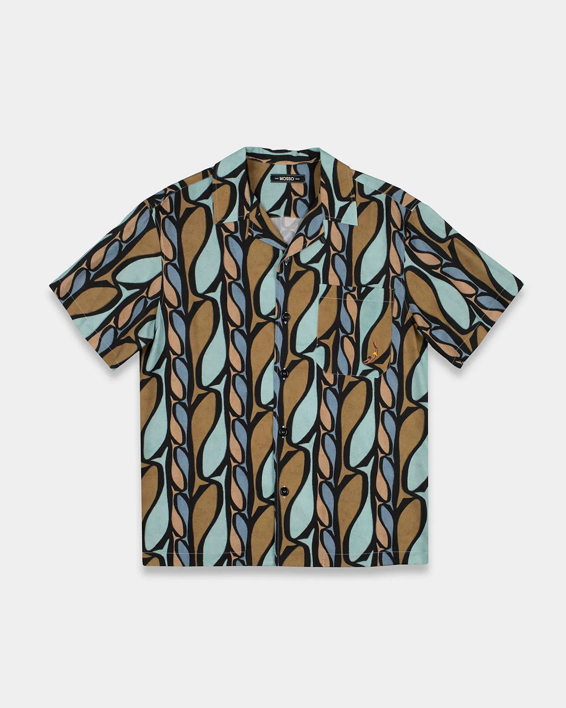 Brown Pesci Short Sleeve Shirt