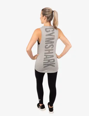 BURNOUT VEST Light Grey Marl