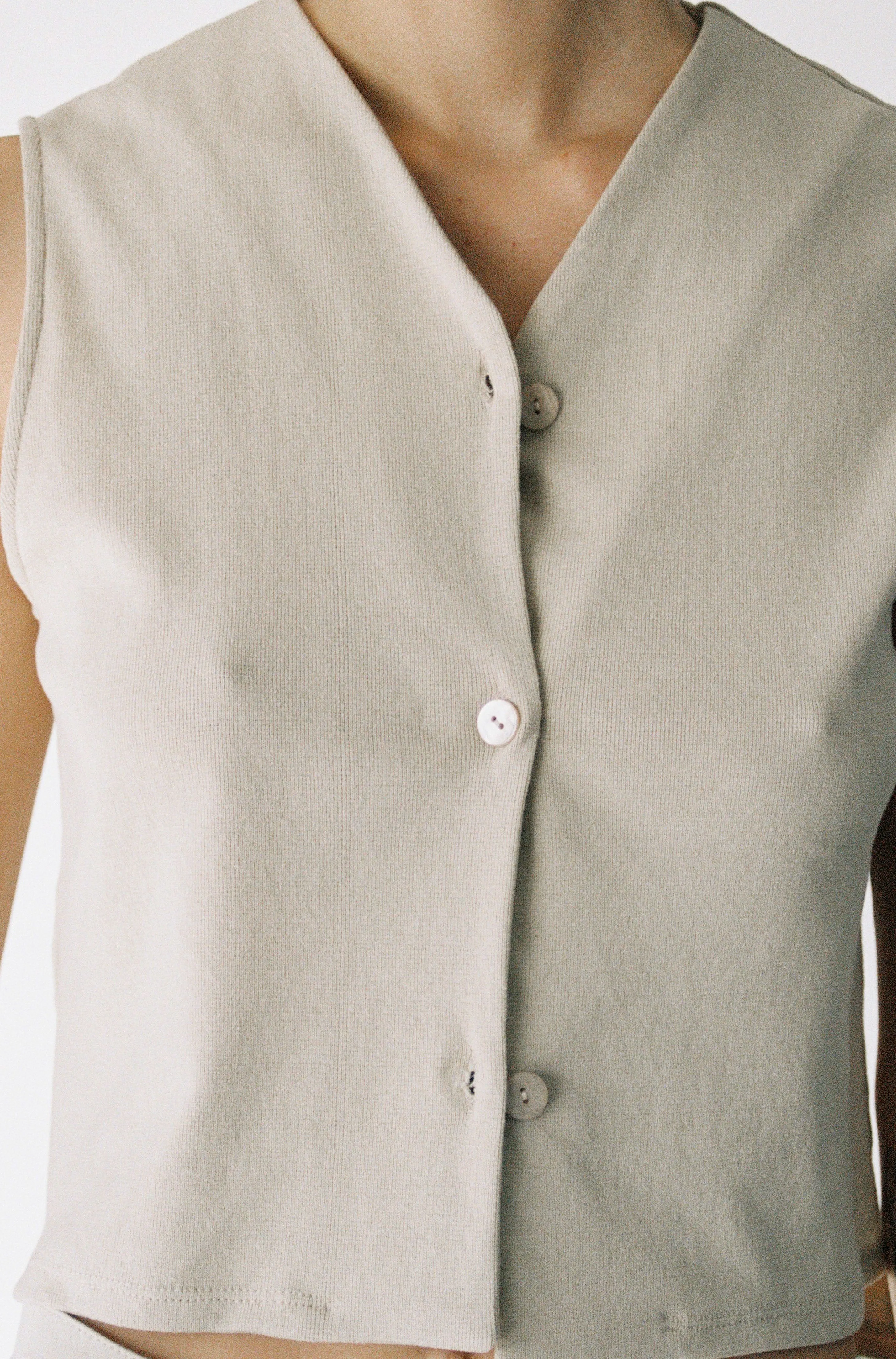 Buttoned Vest