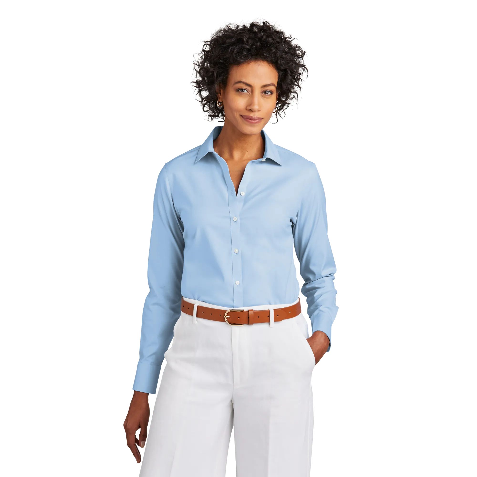 C2306W Ladies Wrinkle-Free Stretch Pinpoint Shirt